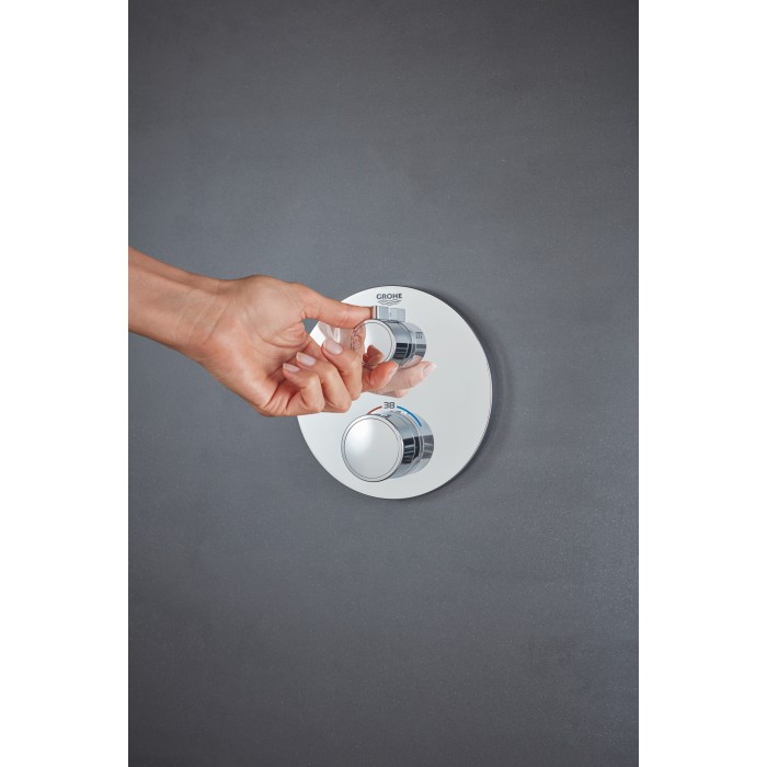Термостат прихованого монтажу на 2 споживача Grohe Grohtherm Convent. Concealed (24076000) Термостат прихованого монтажу на 2 споживача Grohe Grohtherm Convent. Concealed (24076000)