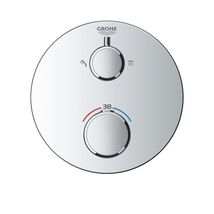 Термостат прихованого монтажу на 2 споживача Grohe Grohtherm Convent. Concealed (24076000) Термостат прихованого монтажу на 2 споживача Grohe Grohtherm Convent. Concealed (24076000)