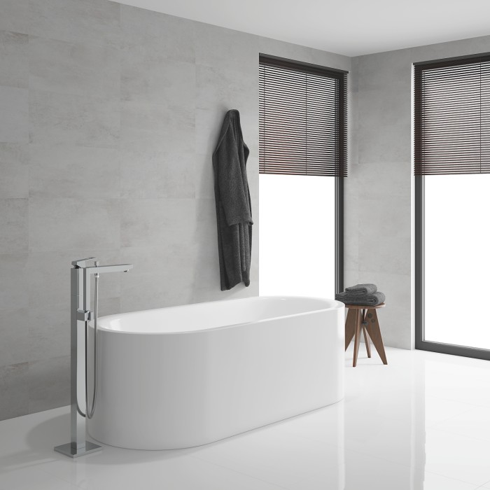 Підлоговий змішувач для ванни Grohe Eurocube (23672001) Підлоговий змішувач для ванни Grohe Eurocube (23672001)