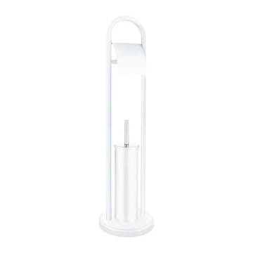 Єрш для підлоги з папероутримувачем Zerix KIT ME04 White (ZX4643)