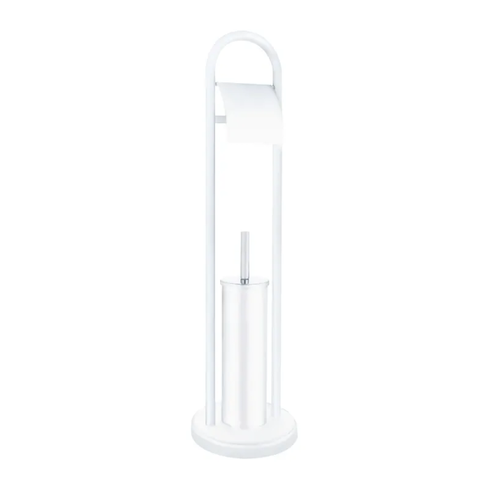 Єрш для підлоги з папероутримувачем Zerix KIT ME04 White (ZX4643) Єрш для підлоги з папероутримувачем Zerix KIT ME04 White (ZX4643)