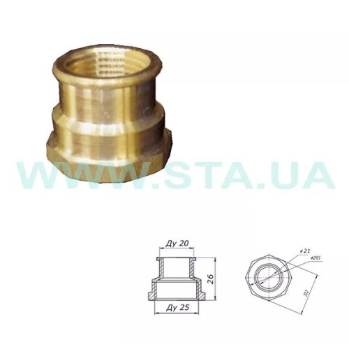 Муфта       3/4"В x 1"В STA {400/20}