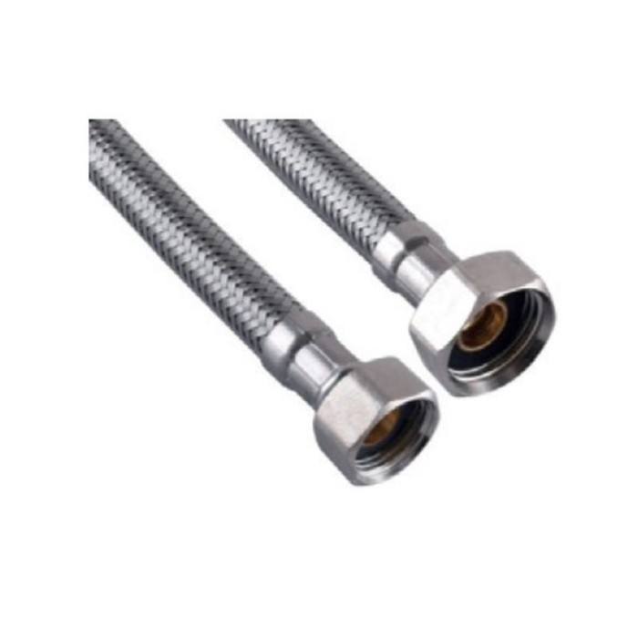 Гнучке підведення Zerix ZHN-02-FF1/2"-150 (нейлонове обплетення, гайки нерж) (ZX5144) Гнучке підведення Zerix ZHN-02-FF1/2"-150 (нейлонове обплетення, гайки нерж) (ZX5144)