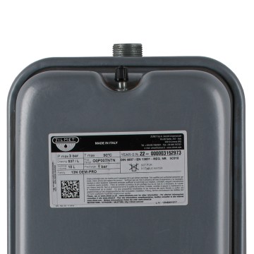 Бак Zilmet oem-pro для монтажу в котли Арт. 537 10л 3/4″ 3 bar прямокутний ( 13N6001017 )