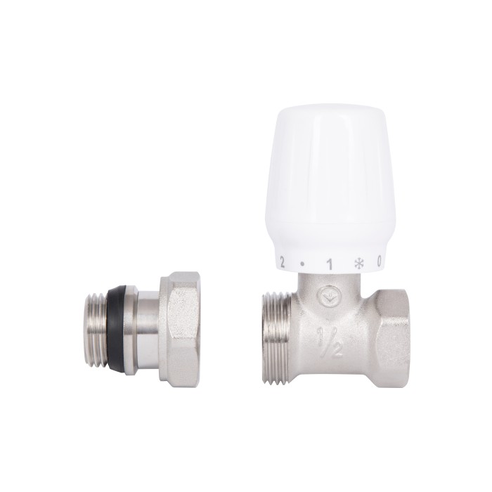 Кран радіаторний Thermo Alliance Base 1/2" ВЗ з антипротіканням прямий SD226W15 Кран радіаторний Thermo Alliance Base 1/2" ВЗ з антипротіканням прямий SD226W15