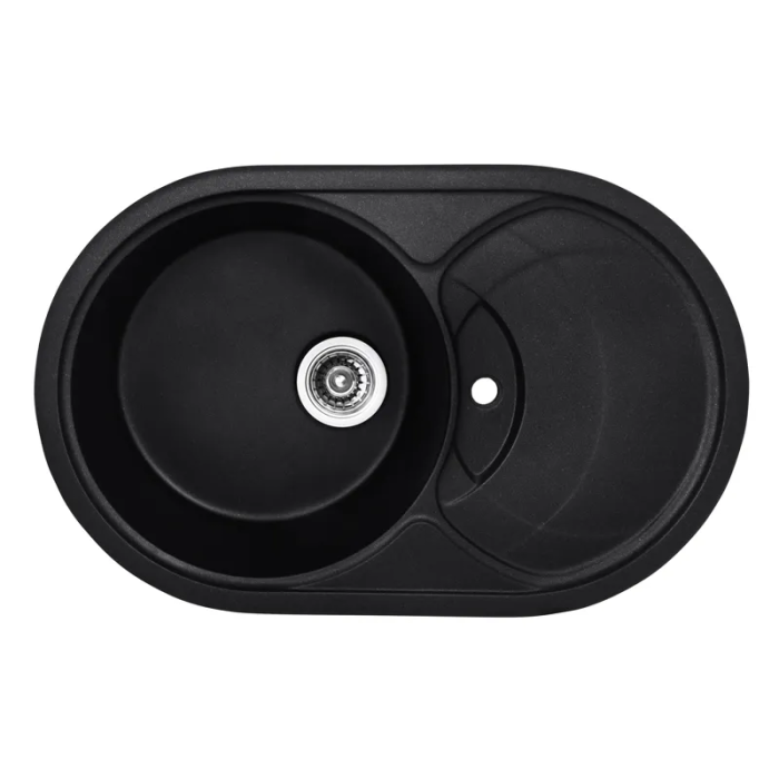 Мийка кухонна HAIBA HB8310-G226 BLACK 780x500x220 (HB0975) Мийка кухонна HAIBA HB8310-G226 BLACK 780x500x220 (HB0975)