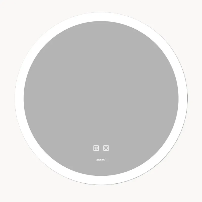 Дзеркало Zerix Solo MC02-80 з LED Touch, Anti-fog, димером, регулятором яскравості (ZX6066) Дзеркало Zerix Solo MC02-80 з LED Touch, Anti-fog, димером, регулятором яскравості (ZX6066)