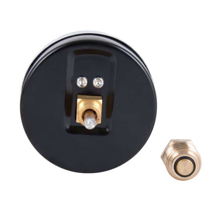 Термоманометр Thermo Alliance Standart 80 мм 1/2", заднє підмикання SD1734B Термоманометр Thermo Alliance Standart 80 мм 1/2", заднє підмикання SD1734B