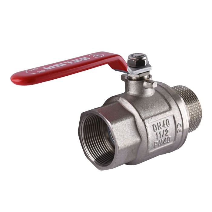 Кран кульовий прямий SELBA 1 1/2″ ЗВ КР SL1505 Кран кульовий прямий SELBA 1 1/2″ ЗВ КР SL1505