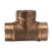 Трійник редукційний 3/4″х1/2″х3/4″ЗВЗ латунний посилений 664Б