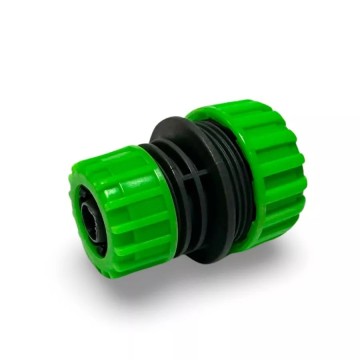 Муфта з'єднувальна 1/2" - 3/4" помаранч/салатова (UKR-066)  {250/25}
