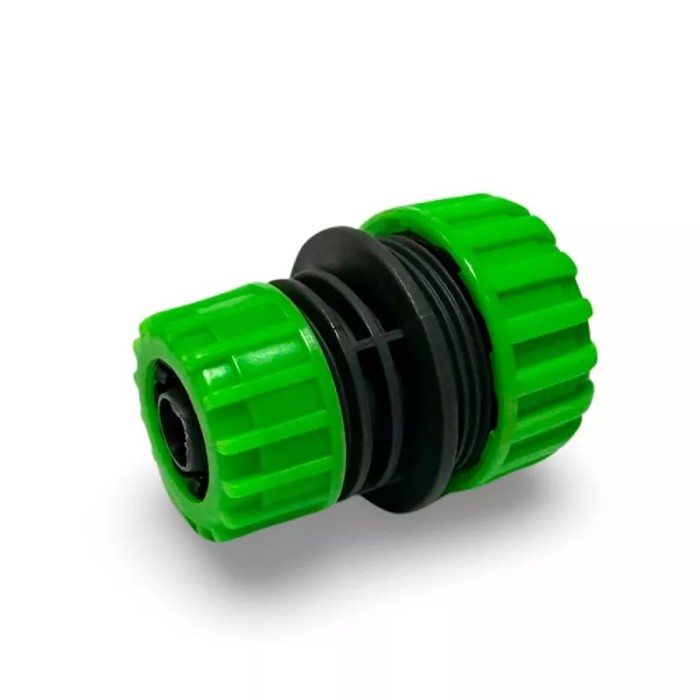 Муфта з'єднувальна 1/2" - 3/4" помаранч/салатова (UKR-066)  {250/25}