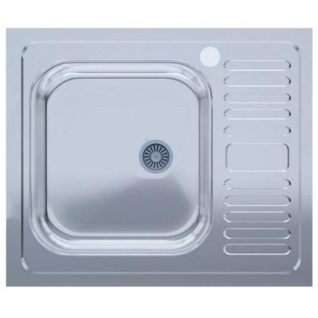 Мийка нерж.UA 5060-L товщ-0.4mm, р-р-500*600*140mm Polish (накладна) {20}
