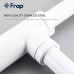 Сифон для раковини Frap F82-6 під донний клапан, латунь, білий