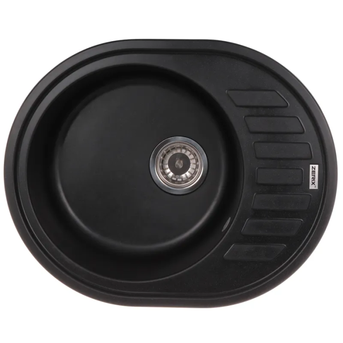 Мийка кухонна Zerix ZS-6250R-03 Чорна (ZX4548) Мийка кухонна Zerix ZS-6250R-03 Чорна (ZX4548)