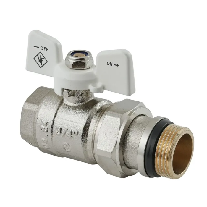 Кран кульовий з американкою Nolf classic NFC.963-08-3/4" FM ГШМ WHITE "антипротікання" (NF3161) Кран кульовий з американкою Nolf classic NFC.963-08-3/4" FM ГШМ WHITE "антипротікання" (NF3161)