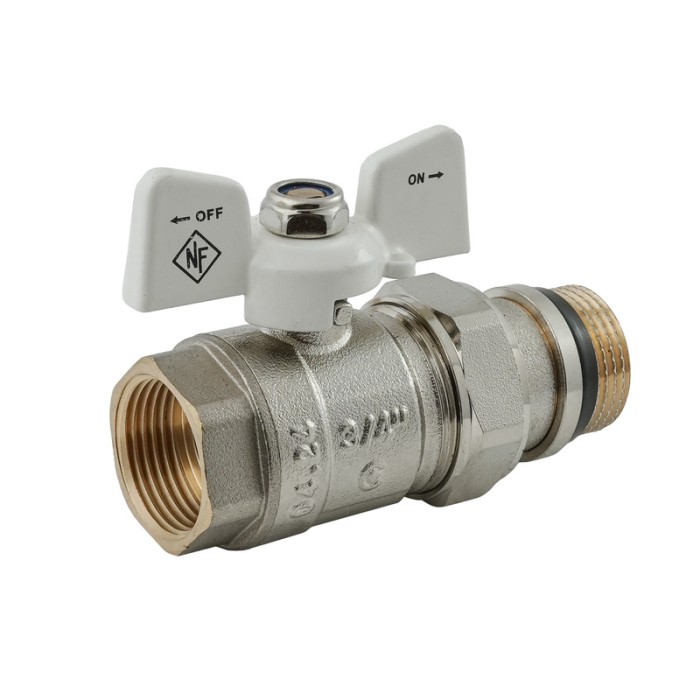 Кран кульовий з американкою Nolf classic NFC.963-08-3/4" FM ГШМ WHITE "антипротікання" (NF3161) Кран кульовий з американкою Nolf classic NFC.963-08-3/4" FM ГШМ WHITE "антипротікання" (NF3161)