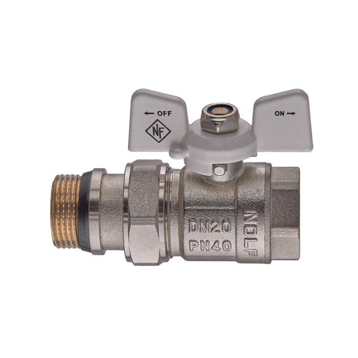 Кран кульовий з американкою Nolf classic NFC.963-08-3/4" FM ГШМ WHITE "антипротікання" (NF3161) Кран кульовий з американкою Nolf classic NFC.963-08-3/4" FM ГШМ WHITE "антипротікання" (NF3161)
