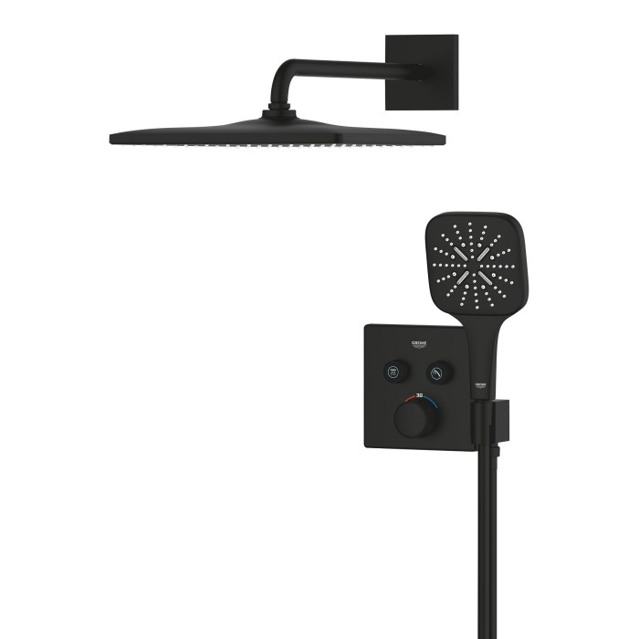 Душовий комплект Grohe Grohtherm SmartControl із Rainshower 310 Mono Cube (34865KF0) Душовий комплект Grohe Grohtherm SmartControl із Rainshower 310 Mono Cube (34865KF0)