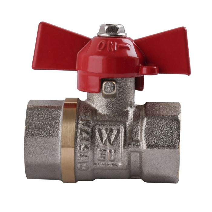 Кран кульовий прямий WATER VALVE 1/2″ ВВ КБ NV-V Q001 Кран кульовий прямий WATER VALVE 1/2″ ВВ КБ NV-V Q001