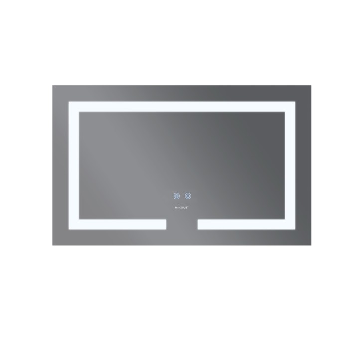 Дзеркало Mixxus HARD MR07-80x50 з Led Touch, Anti-fog, димером, регулятором яскравості (MI6658) Дзеркало Mixxus HARD MR07-80x50 з Led Touch, Anti-fog, димером, регулятором яскравості (MI6658)