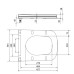 Сидіння для унітазу Qtap (Gemini 490) 428x344x37,5 мм, White, з мікроліфтом, Slim Duroplast, Quick Release QTSC179W49385