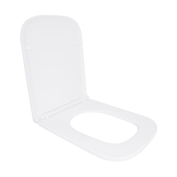 Сидіння для унітазу Qtap (Gemini 490) 428x344x37,5 мм, White, з мікроліфтом, Slim Duroplast, Quick Release QTSC179W49385 Сидіння для унітазу Qtap (Gemini 490) 428x344x37,5 мм, White, з мікроліфтом, Slim Duroplast, Quick Release QTSC179W49385