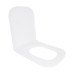 Сидіння для унітазу Qtap (Gemini 490) 428x344x37,5 мм, White, з мікроліфтом, Slim Duroplast, Quick Release QTSC179W49385