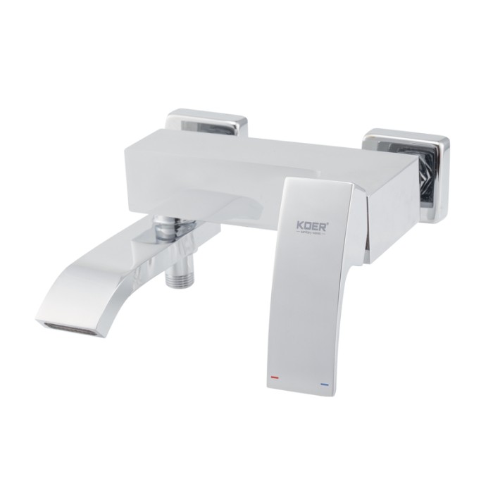 Змішувач для ванни з коротким зливом Koer KB-41007-01 (Колір хром) (KR3454) Змішувач для ванни з коротким зливом Koer KB-41007-01 (Колір хром) (KR3454)