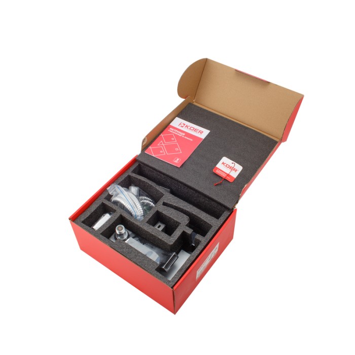 Змішувач для ванни з коротким зливом Koer KB-41007-01 (Колір хром) (KR3454) Змішувач для ванни з коротким зливом Koer KB-41007-01 (Колір хром) (KR3454)