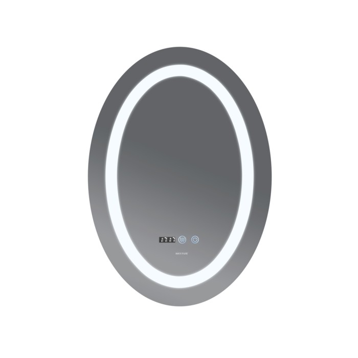 Дзеркало Mixxus PLAIN MV02-50x70 з Led Touch, Anti-fog, димером, регулятором яскравості, годинником (MI6010) Дзеркало Mixxus PLAIN MV02-50x70 з Led Touch, Anti-fog, димером, регулятором яскравості, годинником (MI6010)