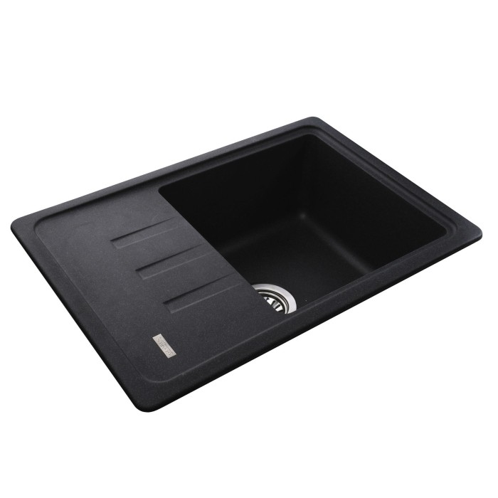 Гранітна мийка Globus Lux MONO графіт 620х435мм-А0001 Гранітна мийка Globus Lux MONO графіт 620х435мм-А0001