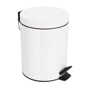 Відро для сміття 5 л Zerix Strong MB0105 White (ZX4624)