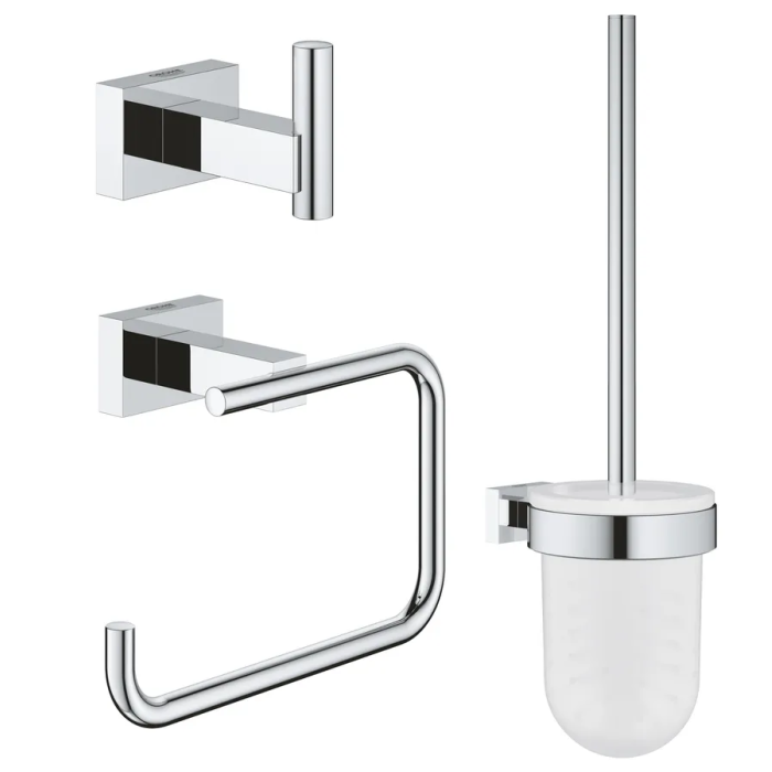Набір аксесуарів 3 в 1 Grohe Essentials Cube New (40757001) Набір аксесуарів 3 в 1 Grohe Essentials Cube New (40757001)