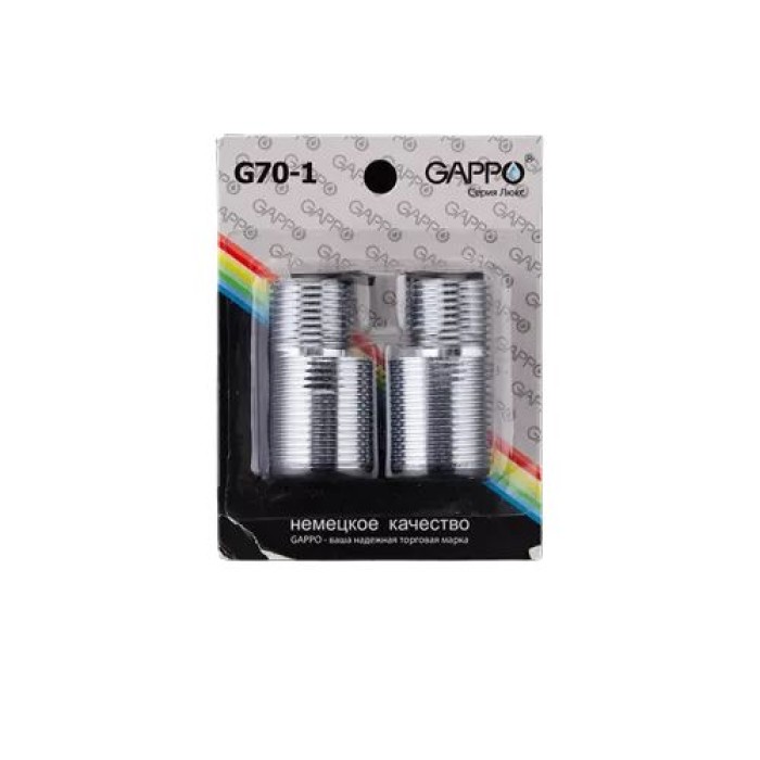 Ексцентрики GAPPO G70-1, довжина 5 см, хром Ексцентрики GAPPO G70-1, довжина 5 см, хром