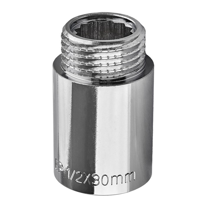 Подовжувач Europroduct EP.E030.Chr - 1/2"MF-30мм хром (EP6125) Подовжувач Europroduct EP.E030.Chr - 1/2"MF-30мм хром (EP6125)
