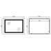 Дзеркало Mixxus WARM MR02-100x80 з Led Touch, Anti-fog, димером, регулятором яскравості, годинником (MI6935)