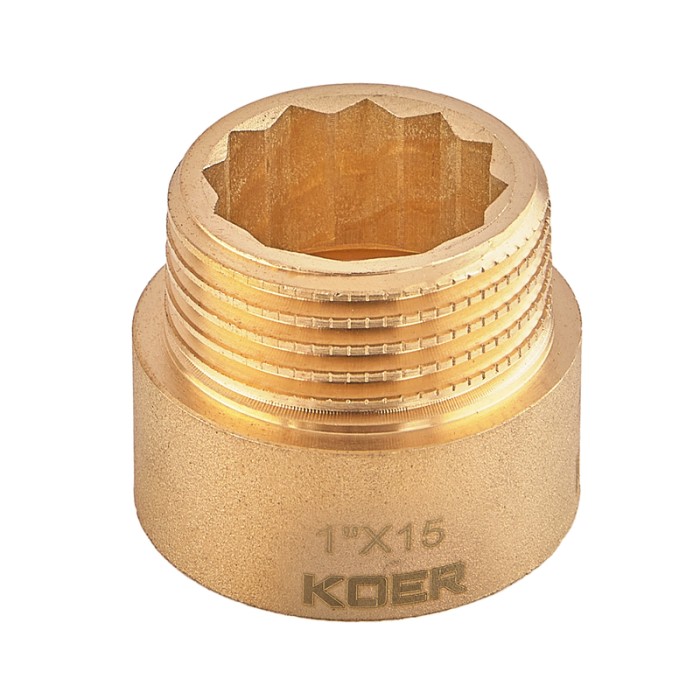 Подовжувач Koer KF.E10-15.WN - 1"-15мм без нікелю (KR5669) Подовжувач Koer KF.E10-15.WN - 1"-15мм без нікелю (KR5669)