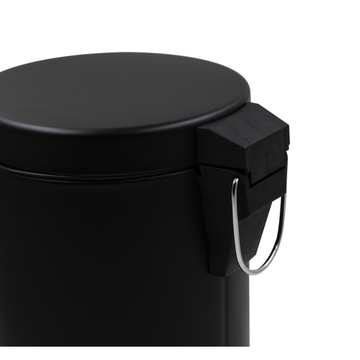 Відро для сміття кругле Zerix Solo-TC0103 Black 3 л колір чорний (ZX5896) Відро для сміття кругле Zerix Solo-TC0103 Black 3 л колір чорний (ZX5896)