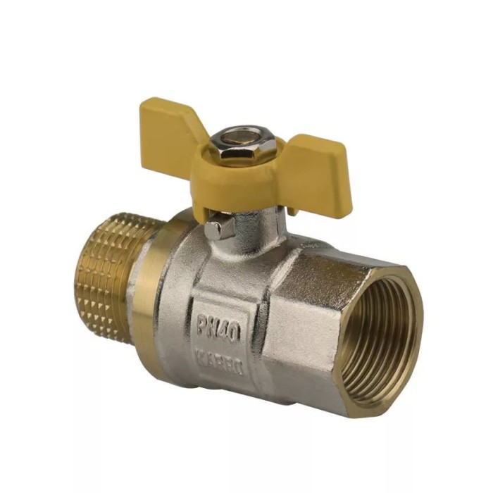 Кран кульовий KARRO STANDART+ 1/2" ВЗ (ЖОВТИЙ МЕТЕЛИК) {200/20} Кран кульовий KARRO STANDART+ 1/2" ВЗ (ЖОВТИЙ МЕТЕЛИК) {200/20}
