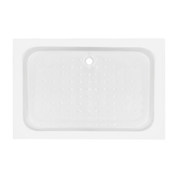 Душовий піддон KAPIELKA ST120x80х14 низький, прямокутний, діаметр зливу 52 мм Lidz