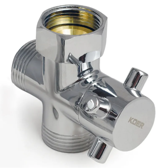 Кран триходовий 3/4x3/4x3/4 KOER KR.520 (KR0110) Кран триходовий 3/4x3/4x3/4 KOER KR.520 (KR0110)