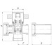 Кран триходовий 3/4x3/4x3/4 KOER KR.520 (KR0110)