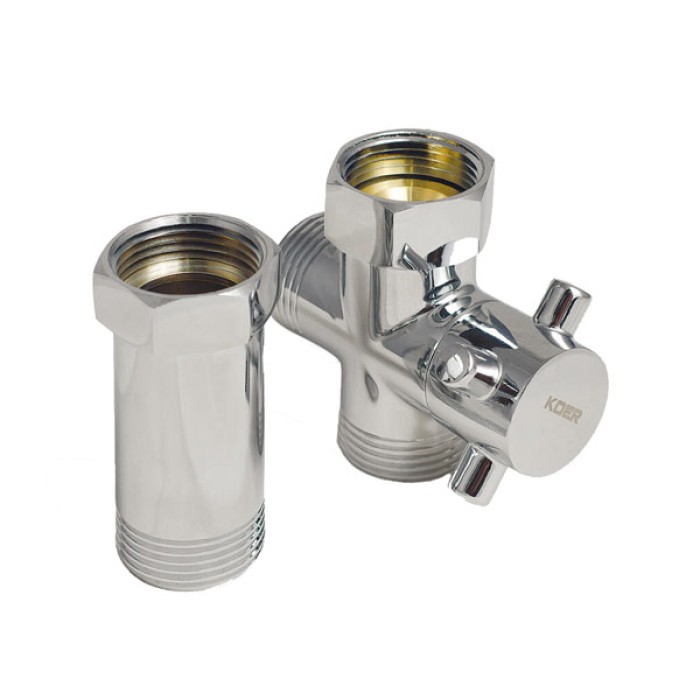 Кран триходовий 3/4x3/4x3/4 KOER KR.520 (KR0110) Кран триходовий 3/4x3/4x3/4 KOER KR.520 (KR0110)