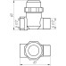 Фільтр грубого очищення SOLOMON 1/2″ ЗВ нікель з відстійником (8015) TD1053