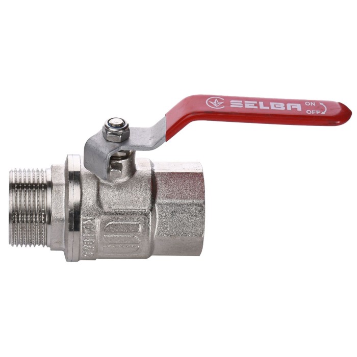 Кран кульовий прямий SELBA 1 1/4″ ЗВ КР SL1505 Кран кульовий прямий SELBA 1 1/4″ ЗВ КР SL1505