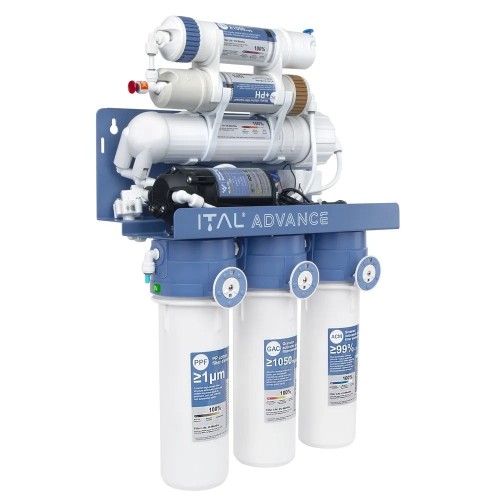 Осмос ITAL Advance 6-75MP (6 ступенів + помпа, мембрана DUPONT 75 галон) (ADV-RO6-75MP) {1}