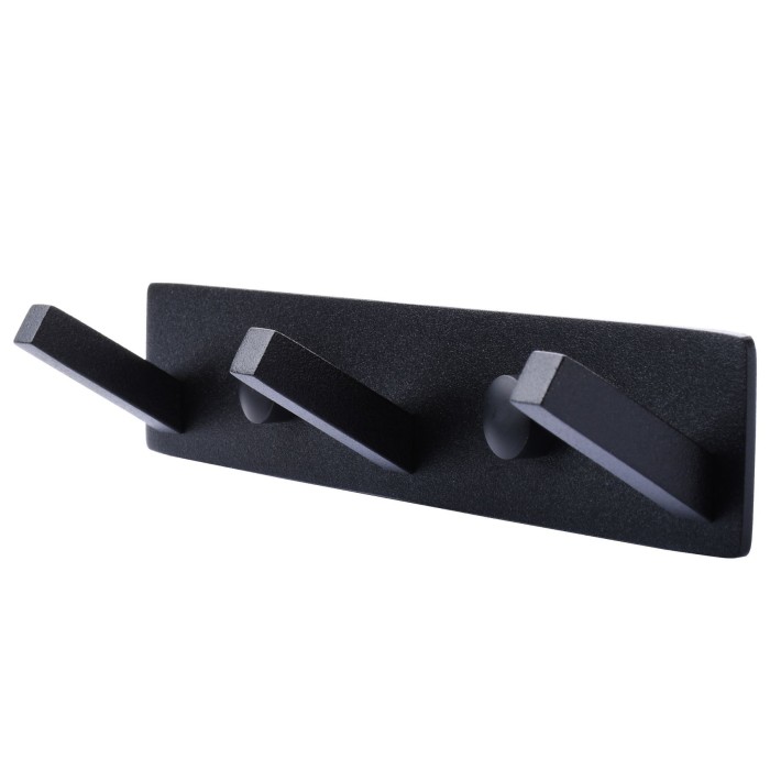 Планка з гачками TOPAZ TKB 9385-3-BL чорна Планка з гачками TOPAZ TKB 9385-3-BL чорна