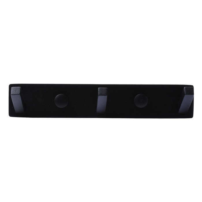 Планка з гачками TOPAZ TKB 9385-3-BL чорна Планка з гачками TOPAZ TKB 9385-3-BL чорна