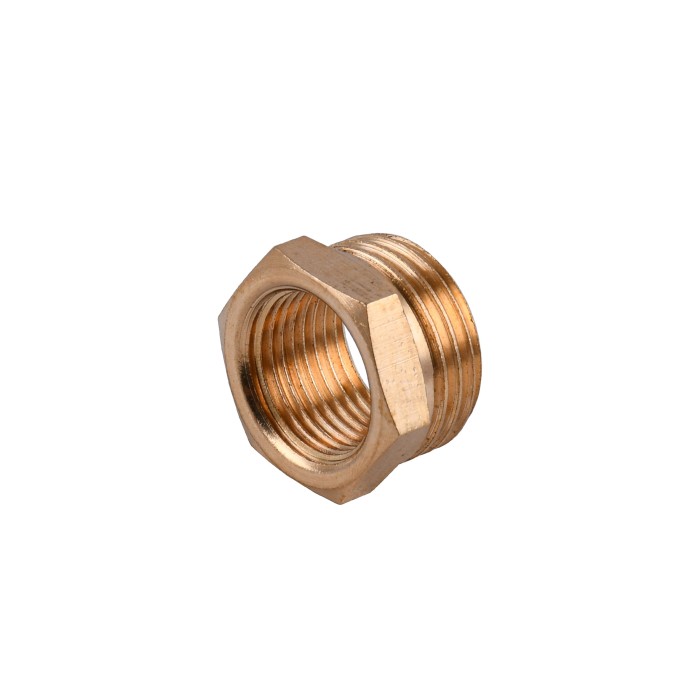 Футорка 1/2″х3/8″ЗВ латунна LF323S OPTIMUM Футорка 1/2″х3/8″ЗВ латунна LF323S OPTIMUM